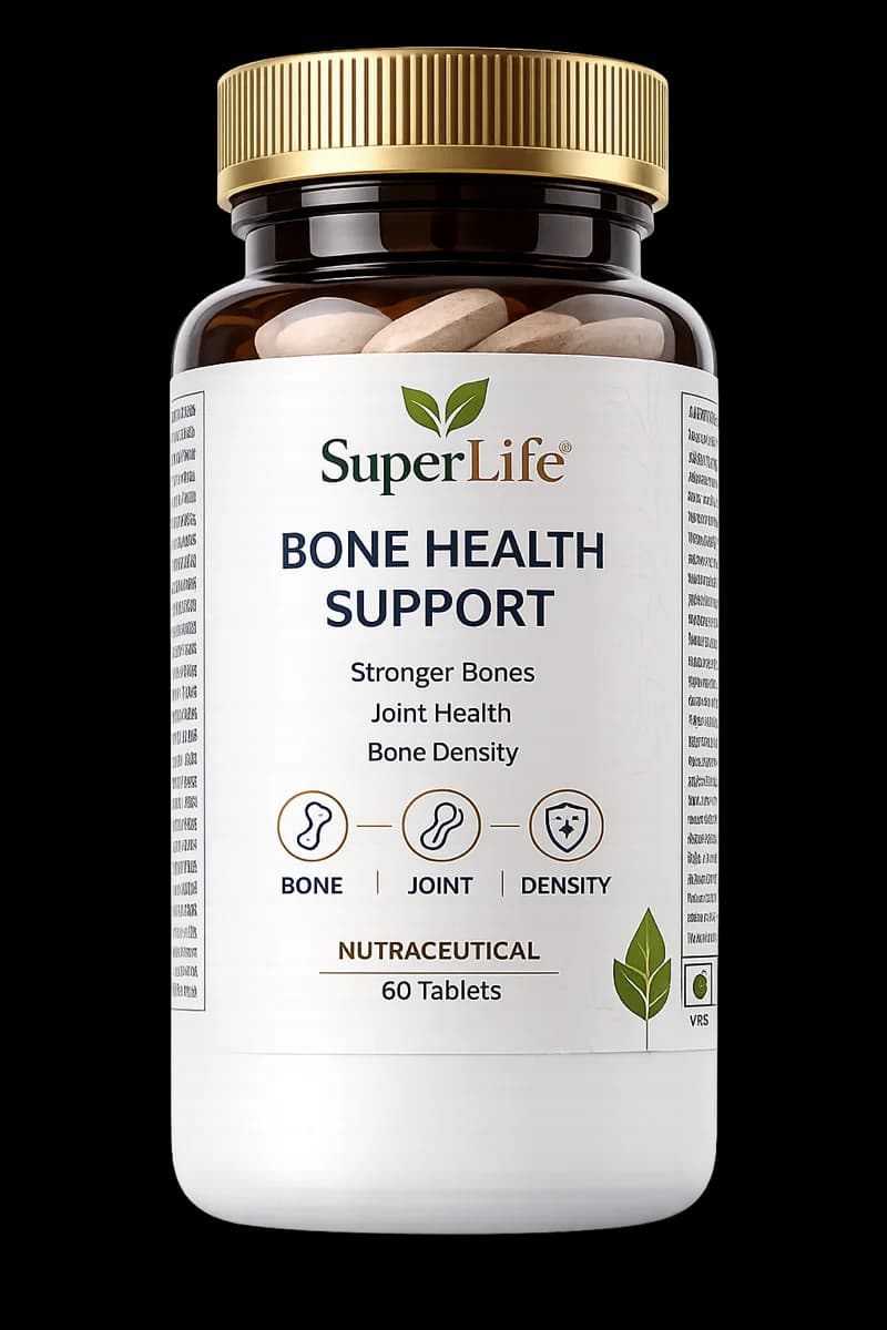 SuperLife Bone Health Support supplement bottle