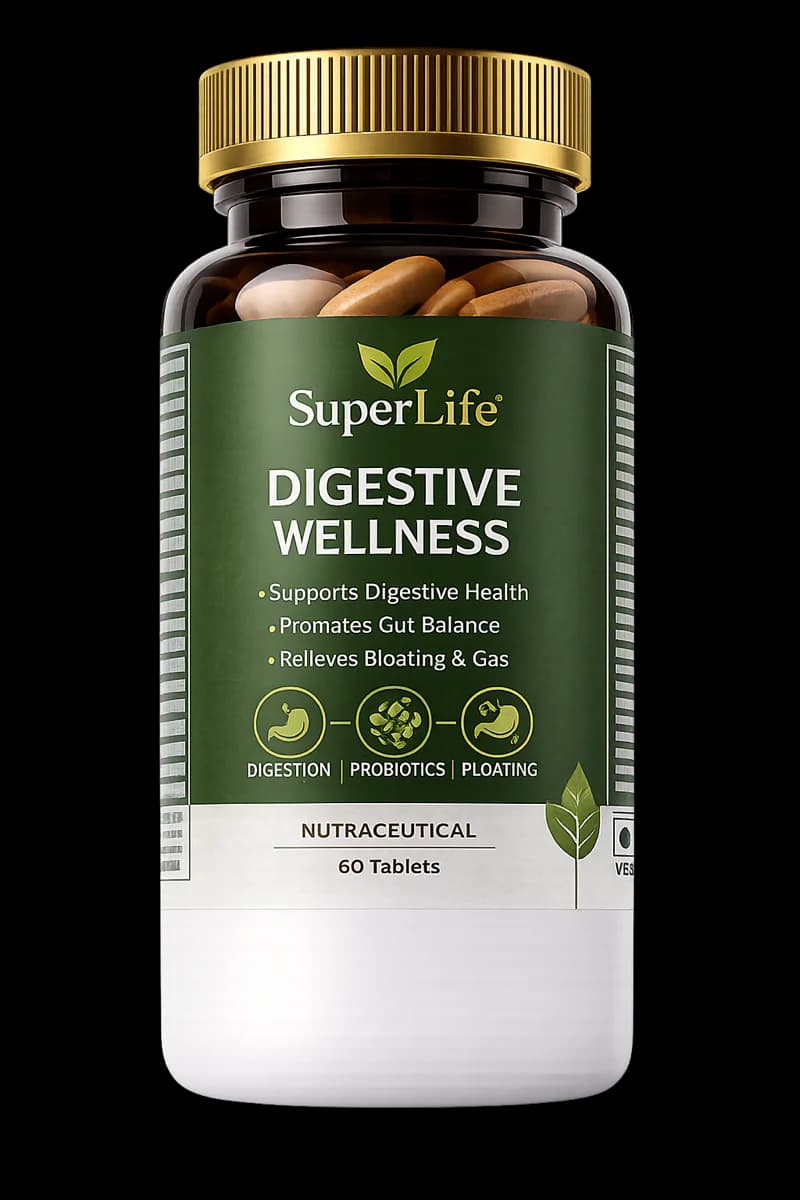 SuperLife Digestive Wellness supplement bottle